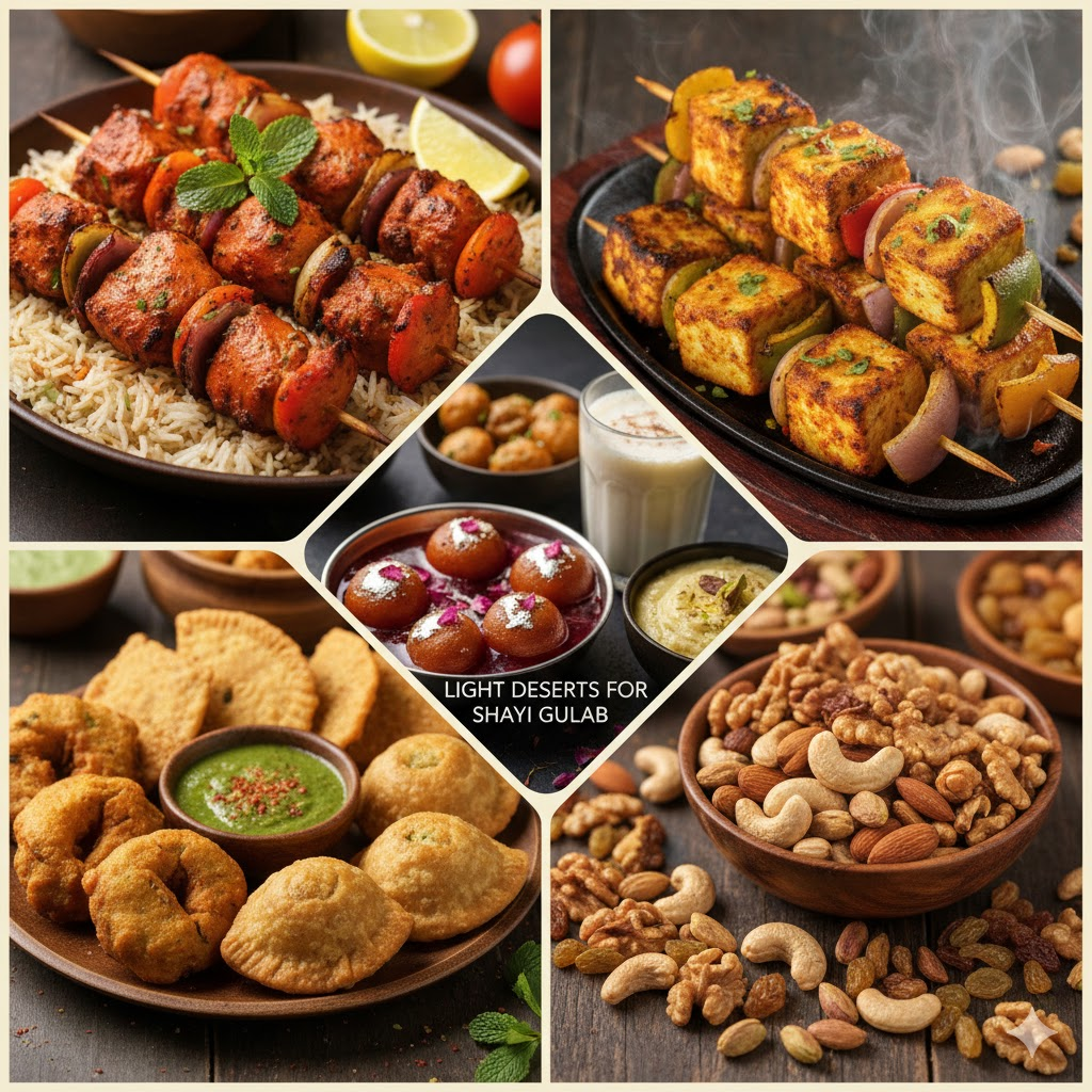 Food Pairings with Maharani Mahansar Whisky 